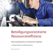 2013 Beteiligungsorientierte Ressourceneffizienz 2013 Beteiligungsorientierte Ressourceneffizienz