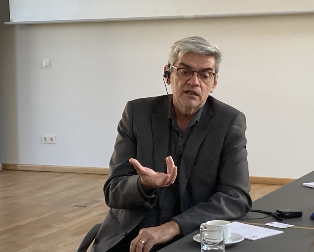 Rafael Freire, von der Neto Freire CSA-TUCA bei der Stiftung Arbeit und Umwelt